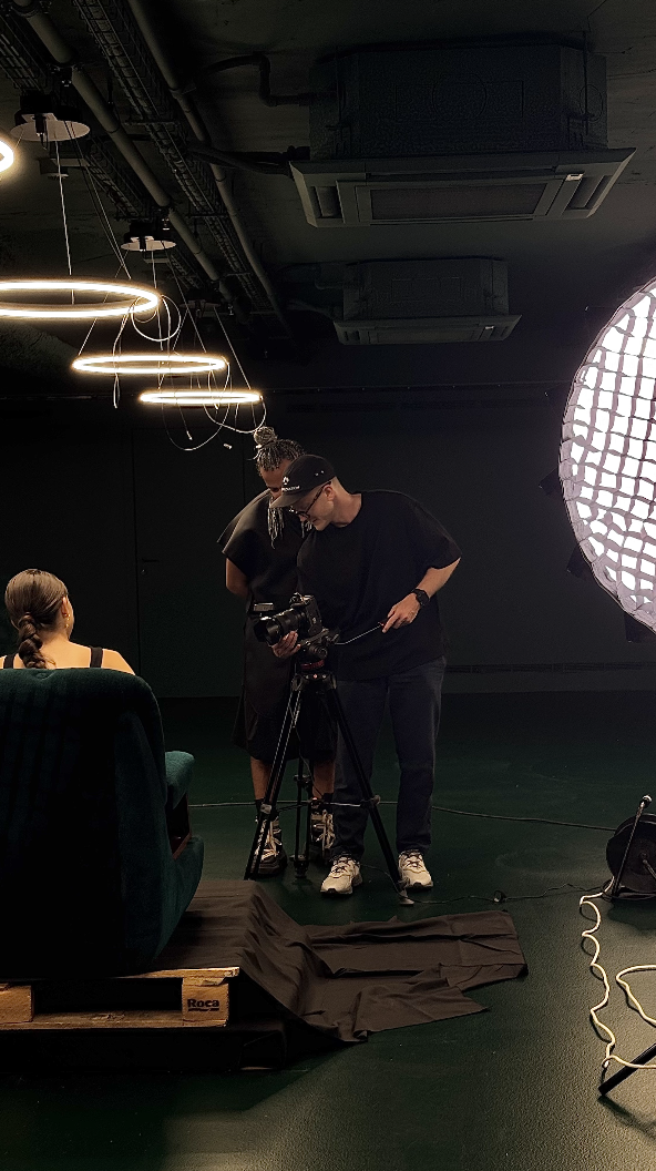 Behind the scenes photo